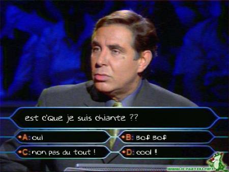 voici la question ...